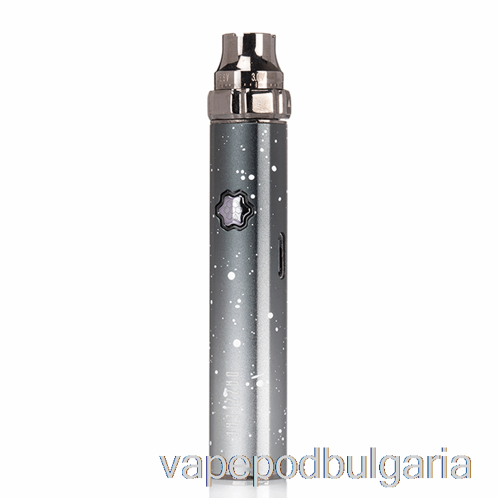 Vape Bulgaria Dazzleaf Squarii Top Twist 510 батерия Black Splatter